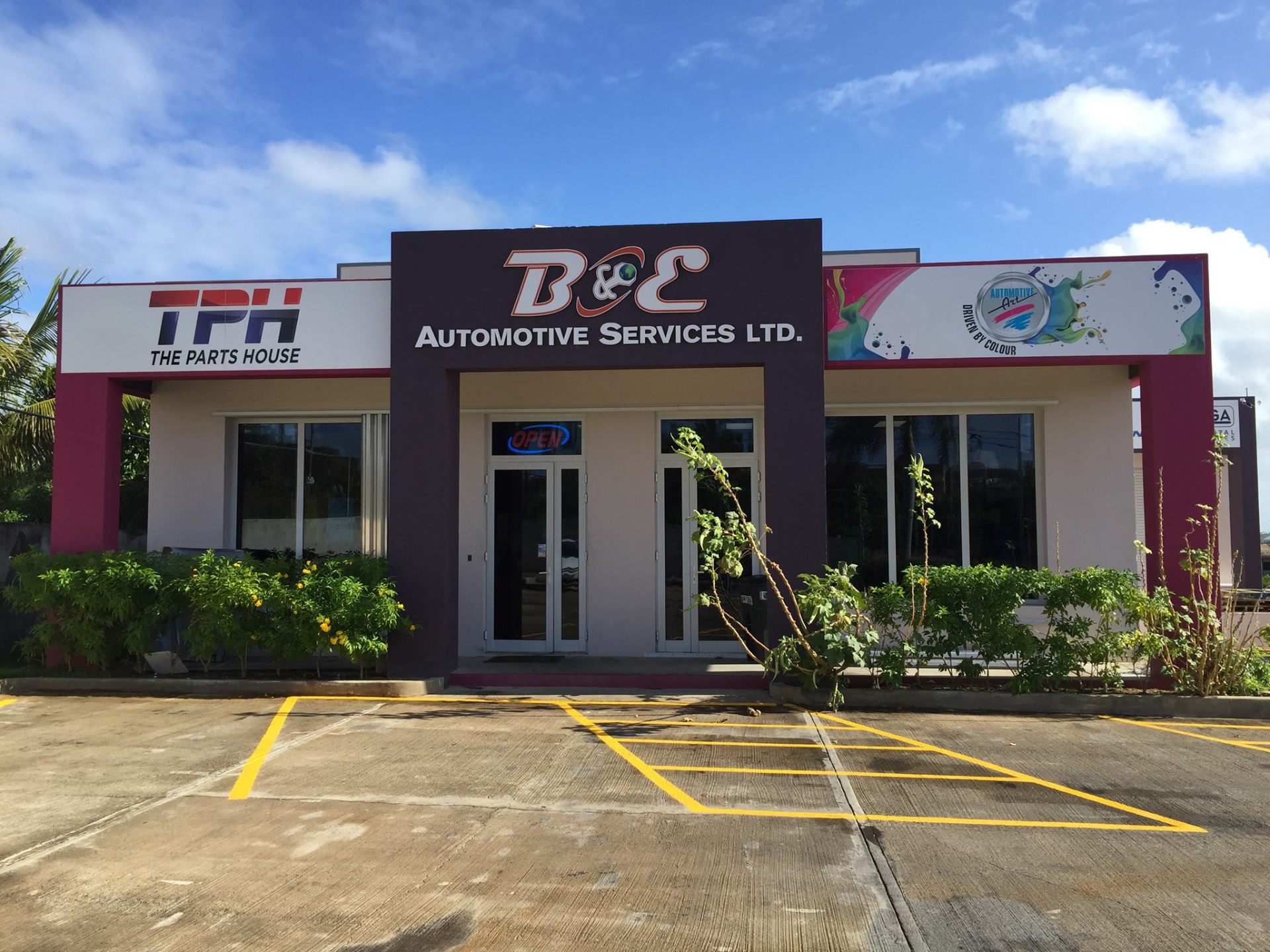 B&E Automotive storefront